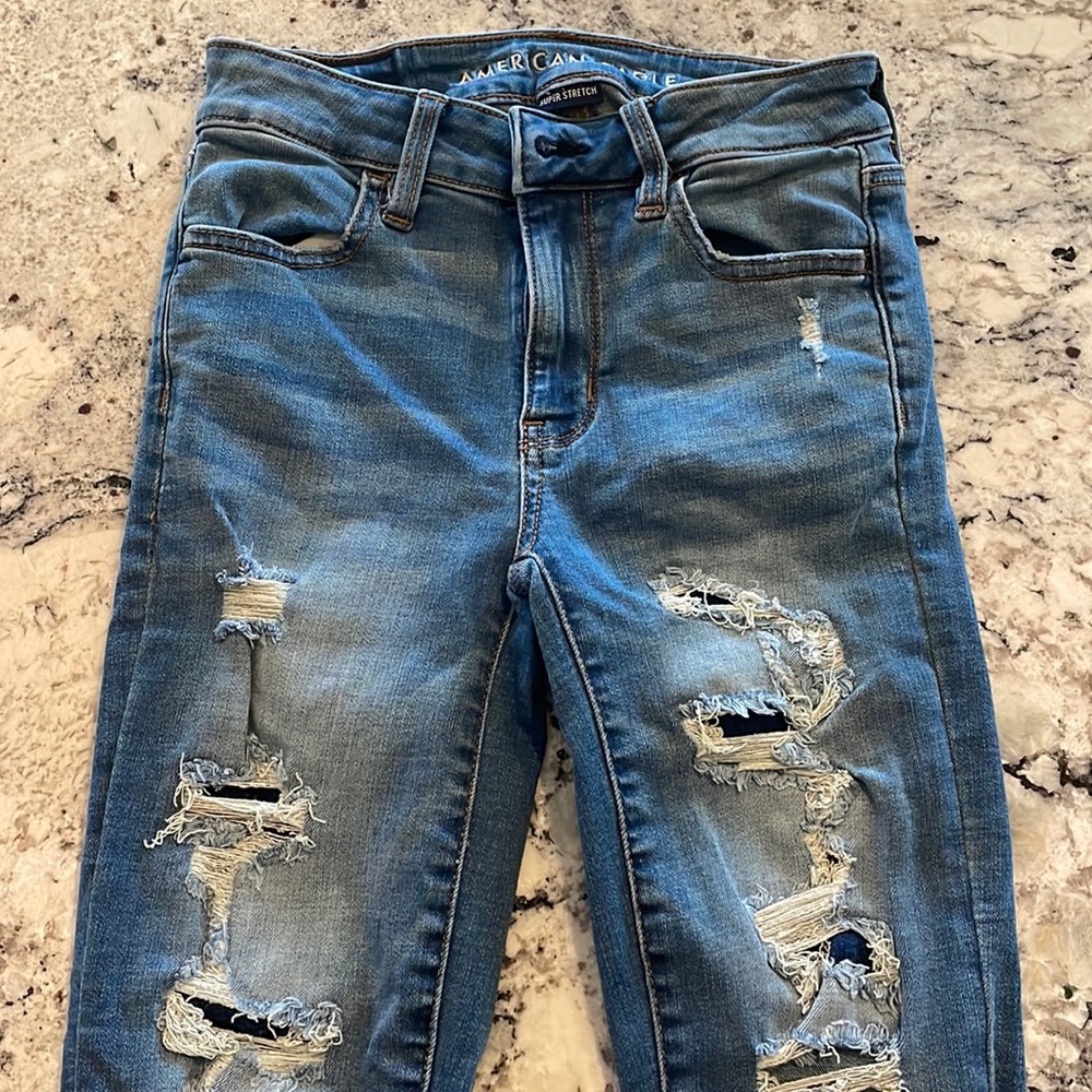 American Eagle Hi-rise jeggings